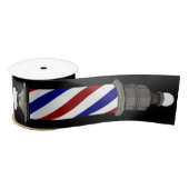 Fancy Barber Pole Satijnen Lint (Spoel)