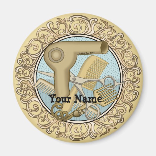 Fancy Beauticiaanse magnet (Voorkant)