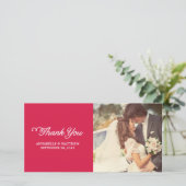 Fancy bedank foto kaarten (Staand voorkant)