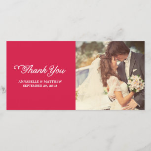 Fancy bedankt fotokaarten