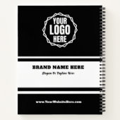 Fancy Bedrijf Branded Business Logo Corporate Gift Notitieboek (Achterkant)