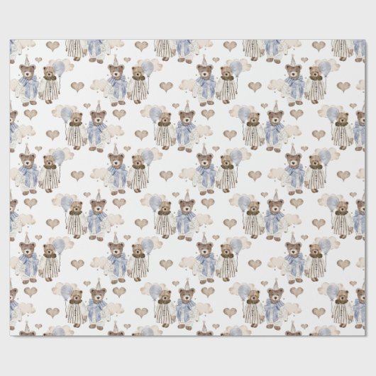  Fancy Beer Birthday Party Cadeaupapier (Vlak)