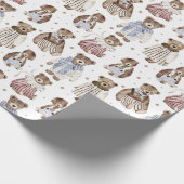 Fancy Beren Cadeaupapier (Hoek)