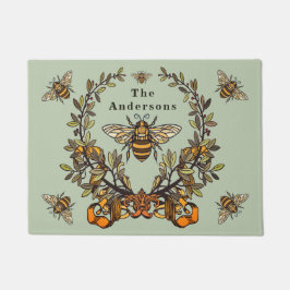 Fancy bijen personaliseren Doormat Deurmat