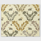 Fancy Birds and Flowers 2 Cadeaupapier (Vlak)