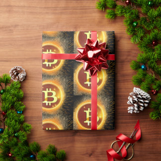 fancy Bitcoin Only Cadeaupapier