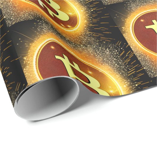 fancy Bitcoin Only Cadeaupapier (Rol Hoek)