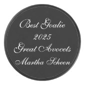 Fancy Black & White Award:  Hockey Puck (Voorkant)