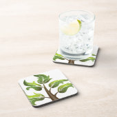 Fancy bladeren bier onderzetter (Rechterzijde)