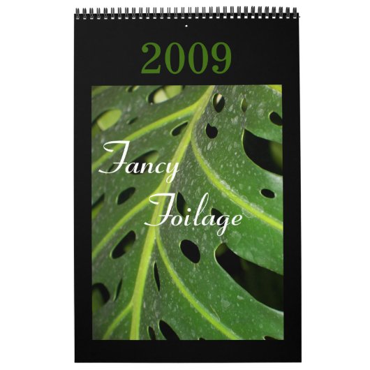 Fancy bladzijden, kalender 2009 (Hoes)