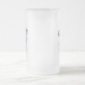 Fancy blauw monogram "Y" - Mok (Center)