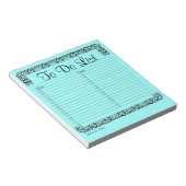 Fancy blauw om het Notitieblok van de Lijst te doe (Schuin)