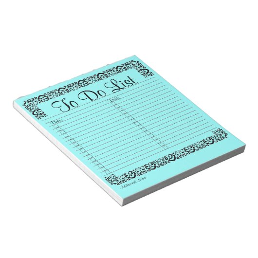 Fancy blauw om het Notitieblok van de Lijst te doe (Schuin)