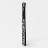 Fancy blauwe denim telefoonhoes Case-Mate iPhone case (Achterkant/links)