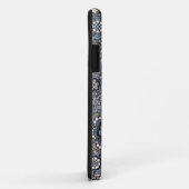 Fancy blauwe denim telefoonhoes Case-Mate iPhone case (Achterkant/rechts)