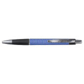 Fancy blauwe spiraal pen (Achterkant)