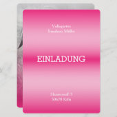 fancy bleke uitnodigingen tot het indienen van rod (Voorkant / Achterkant)