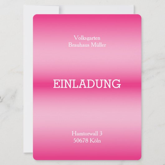 fancy bleke uitnodigingen tot het indienen van rod (Voorkant)