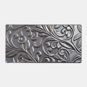 Fancy bloei in faux metal bureaumat (Voorkant)