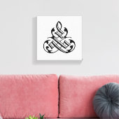  Fancy bloeiende canvas muurkunst (Insitu (Woonkamer))