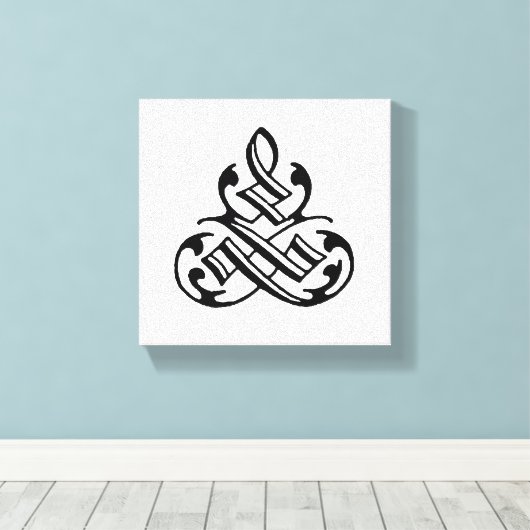  Fancy bloeiende canvas muurkunst (Insitu (Houten vloer))