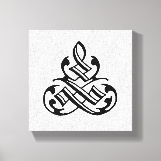 Fancy bloeiende canvas muurkunst Afdruk (Voorkant)