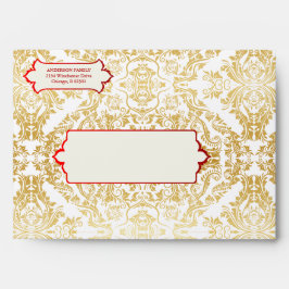 Fancy Bloeit Golden Indian Arabisch Envelop