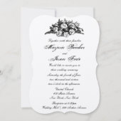 Fancy Bloemen Weddenschap Black Kaart (Voorkant)