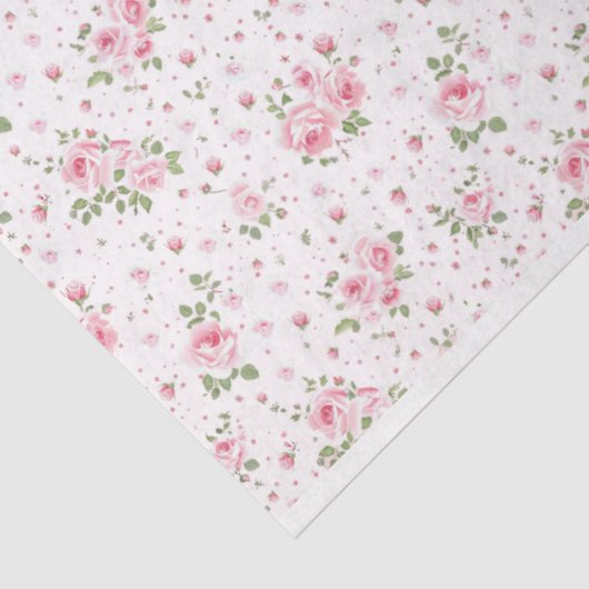 Fancy bloemenweefselpapier tissuepapier (Detail)