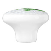 Fancy  Bloemig Roze Violet Keramische Knop (Zijkant)