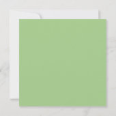 Fancy Bloemige Save the Date (groen) (Achterkant)