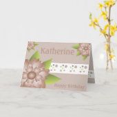 Fancy bloemontwerp kaart (Gele Bloem)