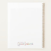 Fancy bloemplanner planner (Achterkant)