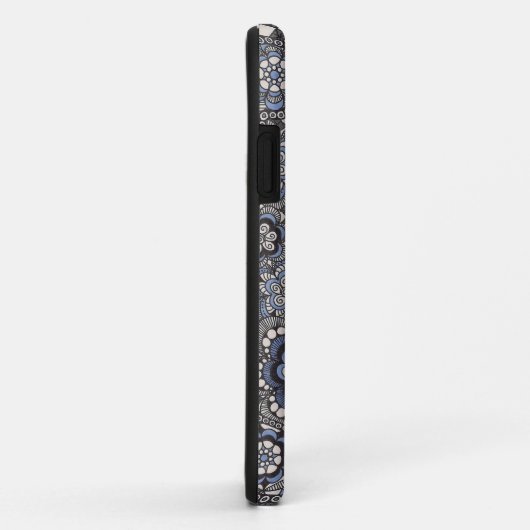 Fancy Blue Denim Phone Case (Achterkant/rechts)