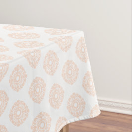 Fancy Blush Peach Patroon Tablekleed Tafelkleed