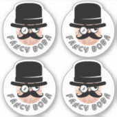 Fancy Boba-verpakking van 4 Sticker (Voorkant)