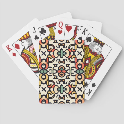 Fancy Boheems Pokerkaarten (Achterkant)