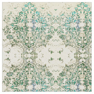Fancy Boho groen blok Bohemian Fabric Stof
