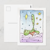 "Fancy boom" kerst Briefkaart (Voorkant / Achterkant)