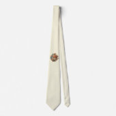 Fancy botercrème bloemenboeket stropdas (Voorkant)