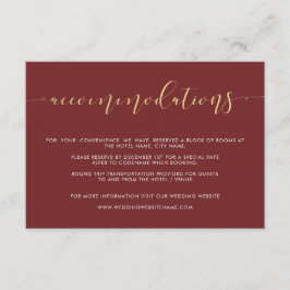 Fancy Bourgogne en goudweddenschappen Kaarten