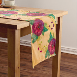 Fancy Bourgogne Roos Runner Lange Tafelloper