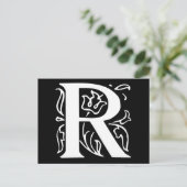 Fancy Brief R Briefkaart (Staand voorkant)