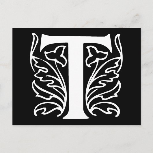 Fancy brief T Briefkaart (Voorkant)
