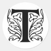 Fancy brief T Ronde Sticker (Voorkant)