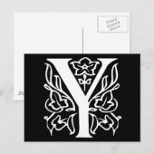 Fancy brief Y Briefkaart (Voorkant / Achterkant)
