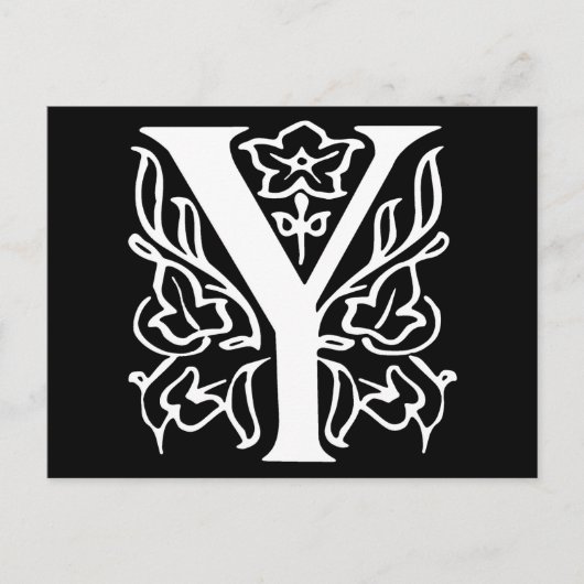 Fancy brief Y Briefkaart (Voorkant)