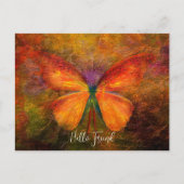 Fancy briefkaart van vlinders (Voorkant)