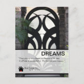 Fancy briefkaart voor onroerend goed van deur (Voorkant)