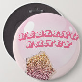 Fancy bruids partij badge ronde button 6,0 cm (Voorkant /achterkant)